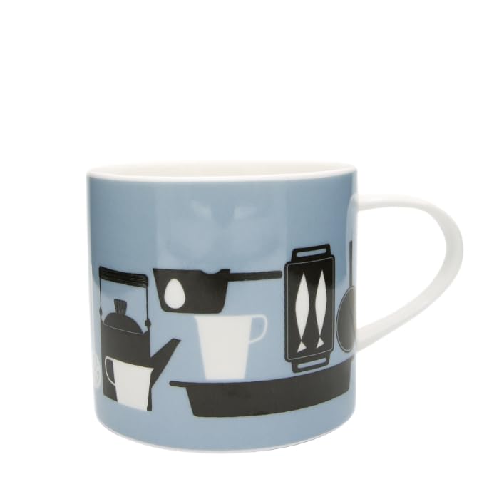 Keith Brymer Jones Collaboration Range - Mini Moderns Ceramic Mug - Kitchenalia 4-325ml