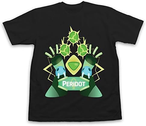 Inksterinc Steven Universe Shirt Peridot Steven Universe T-Shirt - Steven Universe T Shirt - Steven Universe Peridot Steven Universe (Medium, Black)