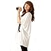 ZANZEA Women's Cotton Short Sleeve Printed Tee Shirt Top Blouse Loose Mini Dress
