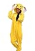 Horcute Unisex-adult Animal Cartoon Cosplay Kigurumi Onesie Pajamas,Pikachu-Teens
