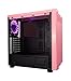 Apevia X-Infinity mid tower with full-size acrylic side window, top USB3.0/USB2.0/audio ports - Pink