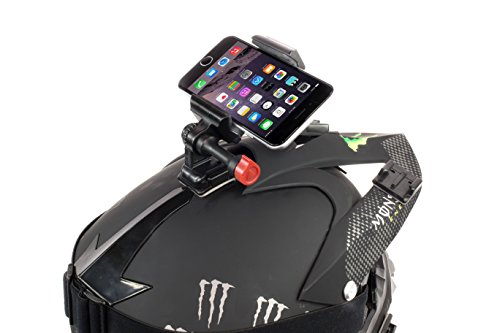 iPhone 4, 5, 6, Sticky Adhesive Helmet Camera Mount for POV Action Videos GoPro Compatible