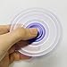 Quirkio - Hand Spinner Tri Fidget Spinner R181 Ball Desk Toy EDC Stocking Stuffer Kids/Adult (Blue)