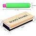 Ruisita 20 Pieces Plastic Chalk Holder Adjustable Colored Chalk Clip with Round Case and 2 Pack Chalkboard Erasers Blackboard Eraser for Home, Office and School, No Chalk