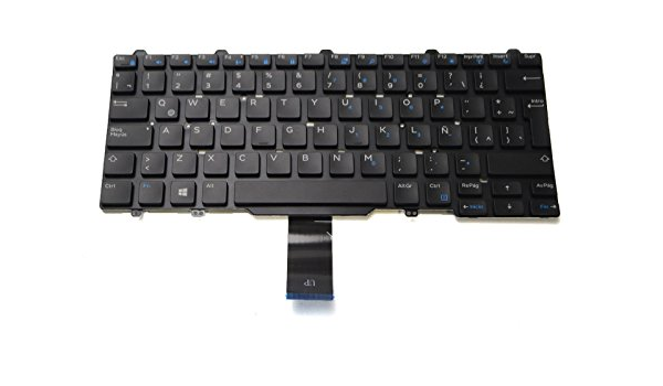 Aquamoon Trading New Compatible 797ym Replacement Dell Latitude 3340 3350 E5450 Laptop Spanish Black Teclado Keyboard Mp 137l 0797ym Cn 0797ym Single Pointing Latin Sp Qwerty Key Replacement Jg68v Amazon Com