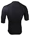 Legend Rash Guards Rash Guard Shirt - USA Made Swim & Workout Shirt. UV Protection and Sweat Guard For Everyday Workouts. (Black, X-Large)