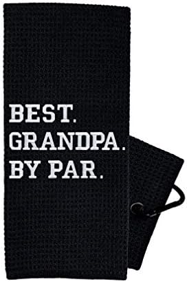 Golf Towel Store – Funny Golf Towel – Golf Gifts for Men – Embroidered Golf Towels for Golf Bags with Clip – 100% Cotton or Waffle Microfiber Options – Best Grandpa by Par or Best Papa by Par Golf Towel Store – Funny Golf Towel – Golf Gifts for Men – Embroidered Golf Towels for Golf Bags with Clip – 100% Cotton or Waffle Microfiber Options – Best Grandpa by Par or Best Papa by Par