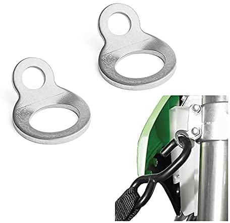 Oldbones Dirt Bike Tie Down Strap Ring System Kits Anchor Point Tie Down Kit Release Hook - 2Pcs