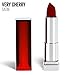 Maybelline New York Color Sensational Red Lipstick, Satin Lipstick, Very Cherry, 0.15 Ounce, Pack of 1