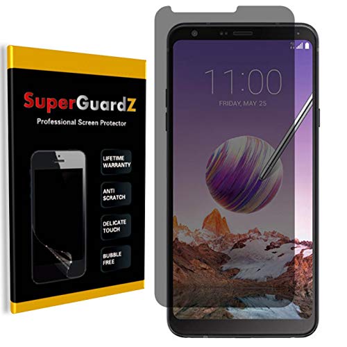 LG Stylo 4 / LG Stylo 4+ / LG Stylo 4 Plus Screen Protector [Privacy Anti-Spy], SuperGuardZ, Anti-Glare, Anti-Scratch, Anti-Bubble [Lifetime Replacement]