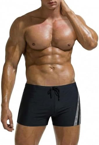 Bañador Tipo Bóxer Para Hombre De Cintura Baja, Alta Elasticidad Y Transpirable Para Playa Y Natación