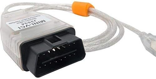 HugeAuto OBD2 Diagnostic Tool - Mini VCI J2534, Code Reader Cable for Techstream Software Including v13.00.022-b-obd Reader (1.5m) - Image 4