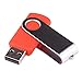 LHN (Bulk 10 Pack) 2GB Swivel USB Flash Drive USB 2.0 Memory Stick (Red)