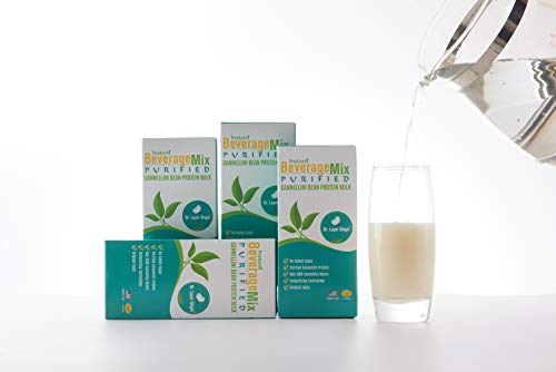 Instant Beverage Mix - Purified Cannellini Bean Protein Milk (15 stick packets/box) - Thumbnail 4