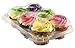 Katgely Cupcake Boxes Cupcake Containers 6 Pack Cupcake, Set of 12