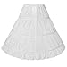 Lanbaodress Girls' 3 Hoops Petticoat Skirt Flower Girl Crinoline Underskirt