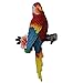 MTinHD Decorative Parrot Wall Mount Sculpture and Statue, Red