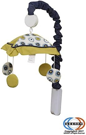 GEENNY Musical Mobile, Transportation Cars Vehicles, Multi-Colors, Crib