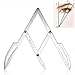 ATOMUS Eyebrow Stencil Positioning DIY Ruler Calipers Microblading Supplies Shaper Ruler Permanent Makeup Gold Ratio Eyebrow Measure Tool Stainless Steel
