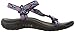 Skechers Women's Reggae-Decked Out Flat Sandal,Black/Multi,7 M US