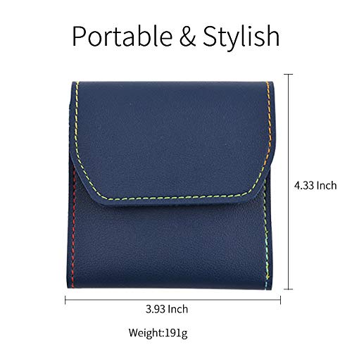 GGYao Nail Clipper Set Manicure Set - Stainless Steel Professional Grooming Kit, Nail Scissors and Clipper Manicure Pedicure Kit, 12 In 1 Portable Manicure Tools Kit with Leather Case - Blue