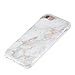 uCOLOR Case Compatible with iPhone 6S 6 iPhone 8/7 SE 2nd (2020) Cute Pink Golden Marble Marble Slim Soft TPU Silicon Shockproof Cover Compatible iPhone 6s/6/7/8/ SE 2nd (4.7