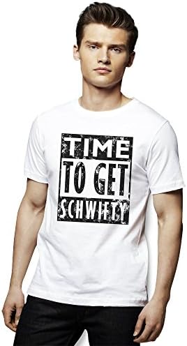 Time To Get Schwifty Man's T-Shirt Medium White