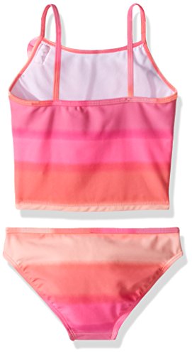 The Children's Place Toddler Girls' Tankini Swim Suit, Sunrise Coral, 2T - Thumbnail 2
