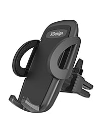 XDesign Air Vent Car Mount Premium Universal Phone Holder Cradle Compatible with iPhone 11 Pro iPhone XR XS Max 8 Plus 7 6s 6 Galaxy S10 E S9 S8 Plus Edge, Note 10 9, Pixel 3 XL,LG & Other Smartphone