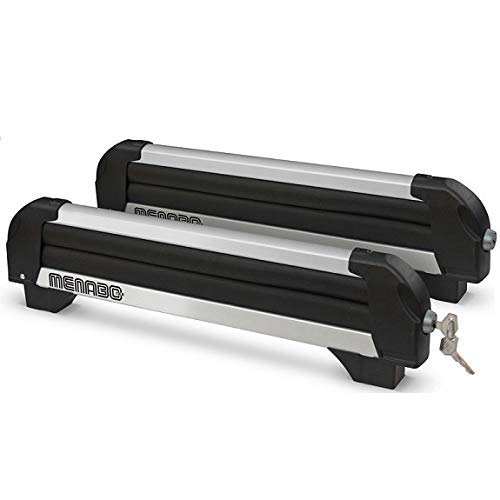 MENABO Iceberg Ski Rack for 4 Skis or 2 Snowboards (Renewed)