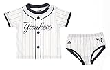 MLB New York Yankees Infants Baby Boy Player Tee & Bottom Set, White