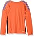 adidas Little Boys' Performance Logo Long Sleeve Tee Shirt, Solar Red, 6
