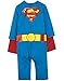Warner Bros. Batman & Superman Baby Boys' Costume Coveralls with Cape