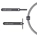 Moshi Integra USB-A to Lightning Cable 4 ft/1.2m, iPhone Charger, MFi-Certified, Ballistic NylonBraiding, Compatible with iPhone 12, AirPods Pro, iPad, Titanium Gray