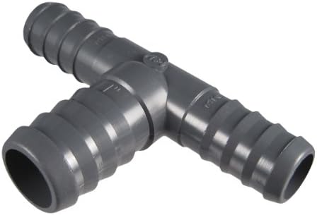 3/4" x 3/4" x 1" Bullhead Tee Insert x Insert x Bullhead Insert PVC Fitting