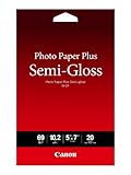 Canon Photo Paper Plus Semi-Gloss 5" x 7" (20 Sheets) ( SG-201 5X7)