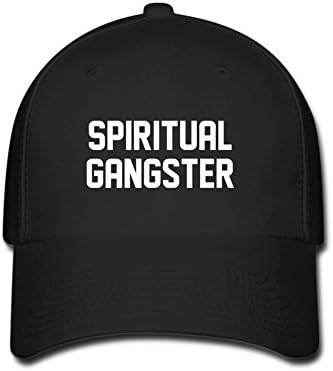 Fbasky Spiritual Gangster Unisex Fashion Baseball Cap Adjustable Hat CM Black
