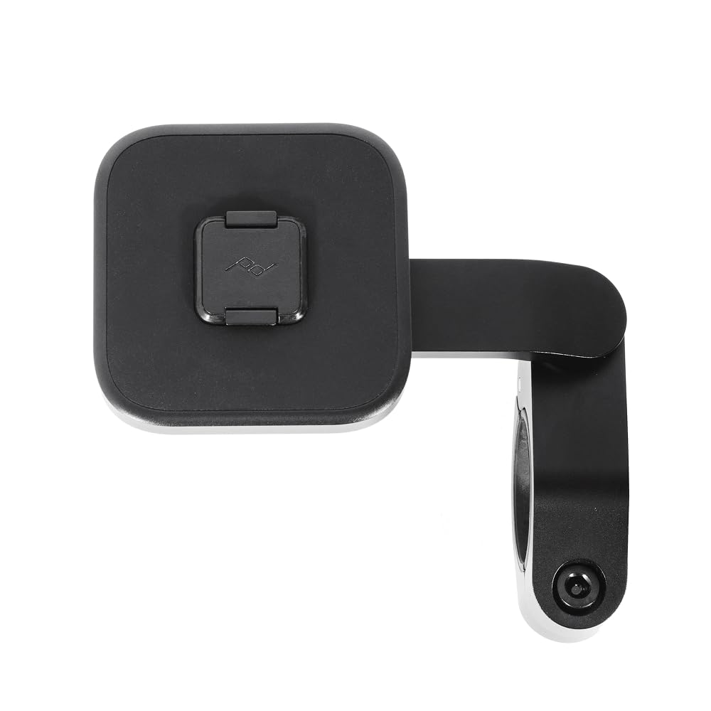 Peak Design Mobile Motorcycle Bar Phone Mount, Non-Charging, SlimLink Mounting Technology, Rigid Arm, Fits a Variety of Handlebars (22-32mm Diameter), Vibration Isolator, Motorcycle Phone Mount