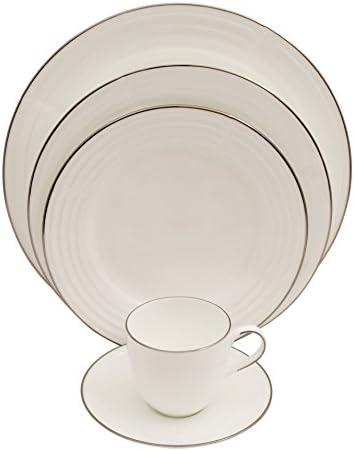 WHITE ELEGANCE BONE CHINA CHINA 5 PCS PLACE SETTINGS