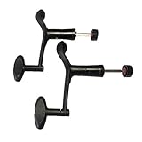 SAMSFX Fishing 2 Pieces X Black Plastic Replacement Nonslip Rotary Power Handle for Spinning Fishing Reel Repair Spare Parts