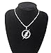 Cosplaywho Superhero The Flash Pendant Necklace (Silver Color)