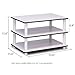 Furinno JUST Coffee Table, 3-Tier Modern Coffee Table with Open Shelf, Toolless Assembly Side Table, for Living Room, Bedroom, Home Office, White