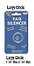 Quick Tag Large Round Circle Shaped Pet Tag Silencer 1pc