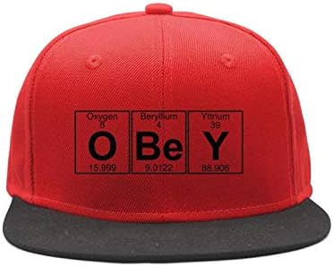 Man O-Be-Y (Obey) Contrast Color Cap Snapback Hat Trucker Hat