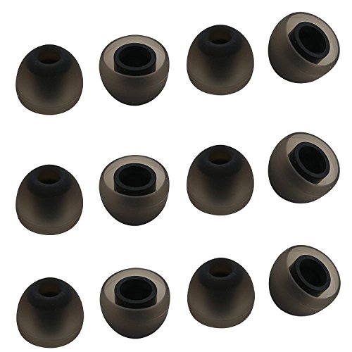 ALXCD Ear Tip for Jaybird X4 X3 Earphone, Medium Size 6 Pair Soft Silicone Replacement Earbud Tips, Fit for Jaybird Bluebud X3 X4 Earphone [6 Pair/4.5mm](M)