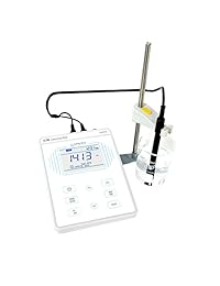 apera Instrumentos ai502 ec700 Laboratorio Lab conductividad Medidor de temperatura, de plástico, 1  f.s calibración de precisión, rango 0 200.0 MS cm, 1 4 puntos de Auto