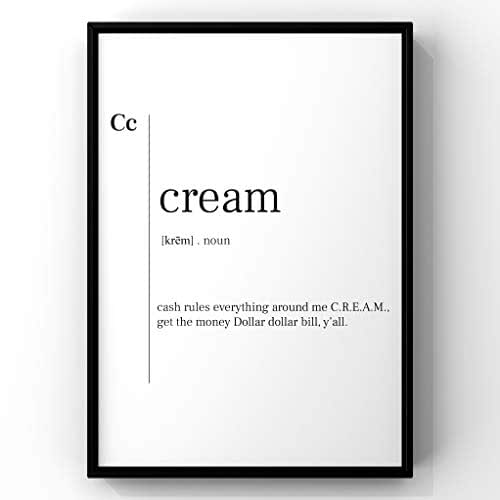 Cream,Cream Print,Cream Poster,Cream Definition,Cream Quote