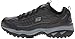Skechers Men's Energy Afterburn Lace-Up Sneaker,Black/Gray,12 XW US