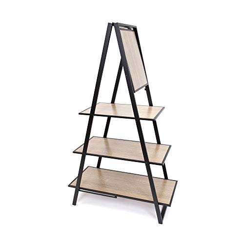 Origami Fully assembled 4 tier Foldable Decorative Rack, A Frame Wooden