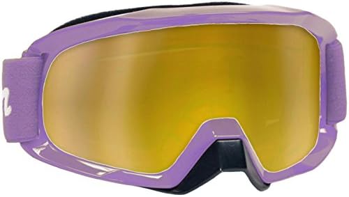 Typhoon Motocross Offroad ATV Dirt Bike MX Goggles , Purple w/ Green &amp; Clear Lens